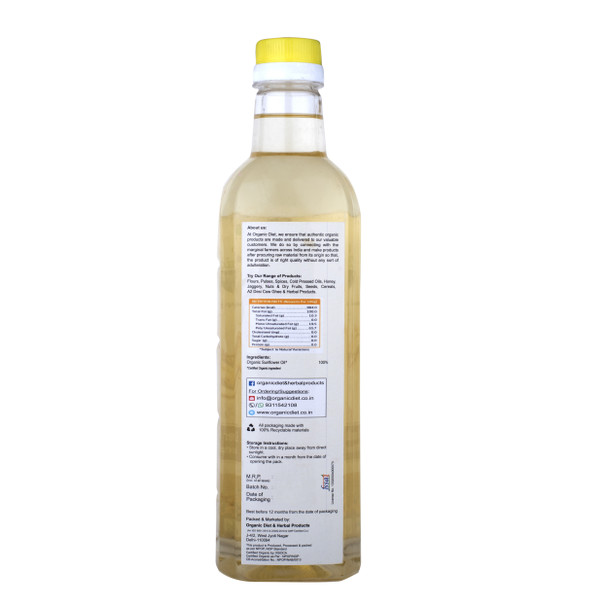 Sunflower Oil | By Organic Diet | 33.81 fl Oz