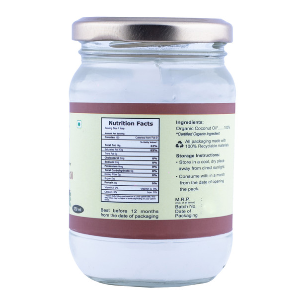 Virgin Coconut Oil | By Organic Diet | 8.45 fl Oz