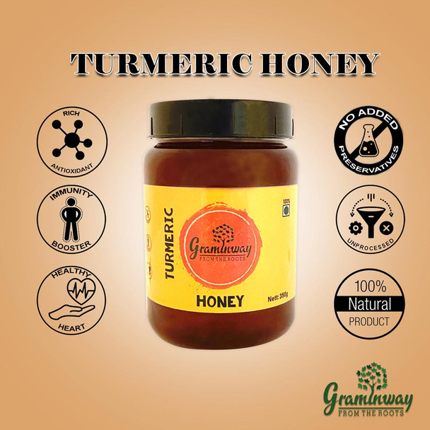 Turmeric Honey | by Graminway | 12.35 Oz | 0.77 lbs
