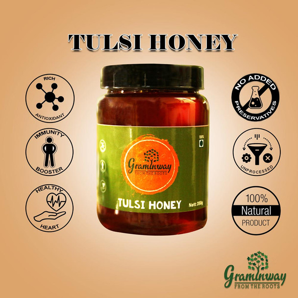 Tulsi Honey | by Graminway | 12.35 Oz | 0.77 lbs