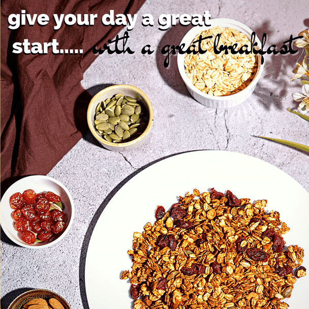 Cranberry Ginger Granola 1kg Family Pack | By JAGGERY BOX | 35.27 Oz | 2.2 lbs