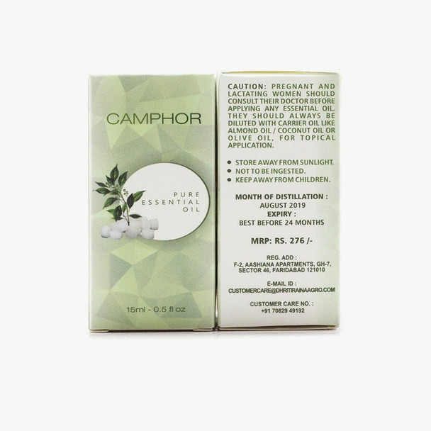 Camphor Essential Oil |By Kayasiddhi | 0.71 Oz | 0.04 lbs | SU-TQ-MAY20