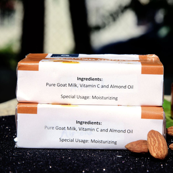 ALMOND HONEY SOAP Pack of 2 |By Future Organics | 7.05 Oz | 0.44 lbs | SU-TQ-MAY20