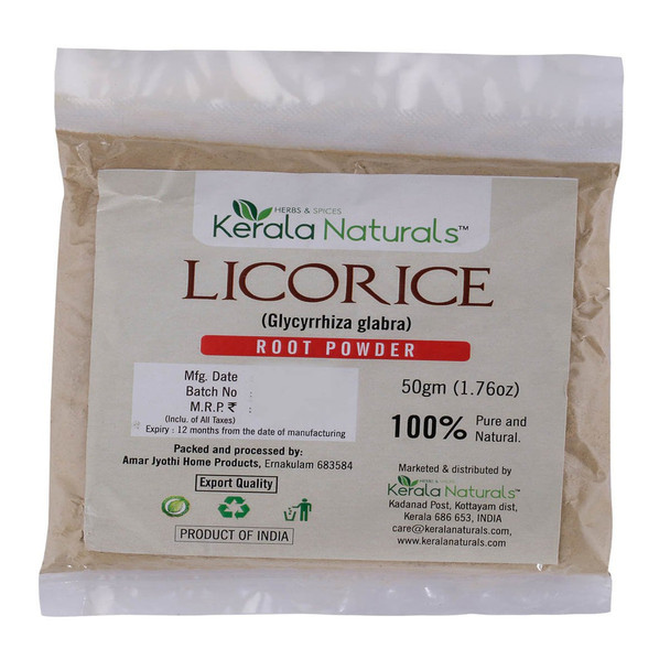 Licorice Root Powder (Pack of 3) |By Kerala Naturals | 5.29 Oz | 0.33 lbs | SU-TQ-MAY20