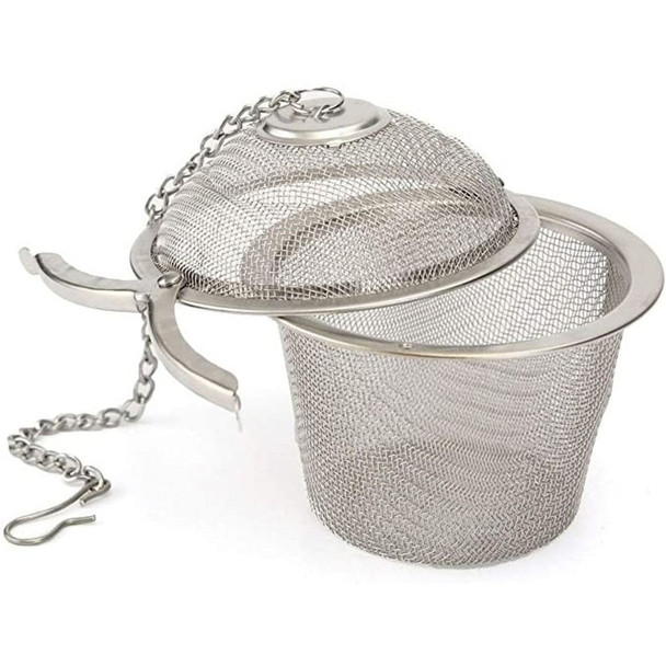 Meshball Tea Infuser with Chain |By Teacurry | 0.71 Oz | 0.04 lbs | SU-TQ-MAY20