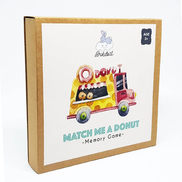 Donut Memory Game |By Bobtail by Misha's Creation | 10.58 Oz | 0.66 lbs | SU-TQ-MAY20