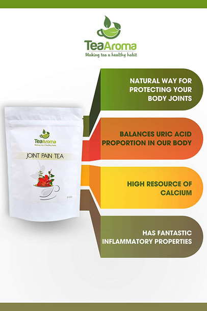 Joint Pain Joint Support, Joint Pain Relief | By Tea Aroma | 3.53 Oz | 0.22 lbs