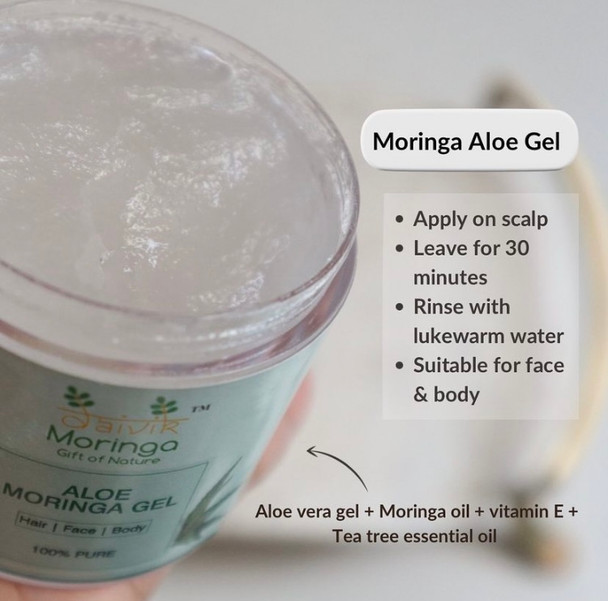 Aloemoringa Gel (300 gms)  | By  Daivik Moringa  |   20.14 oz  |   1.26 lbs