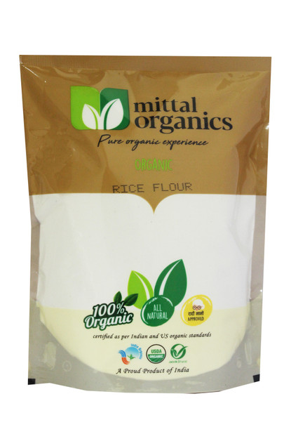 Rice Flour | By Mittal Organics | For USA | 17.64 Oz | 1.1 lbs