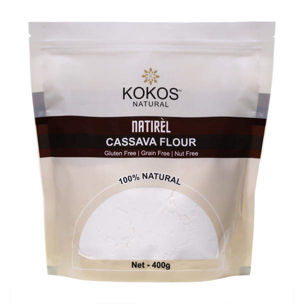 Cassava Flour | By Kokos Natural | For USA | 14.11 Oz | 0.88 lbs
