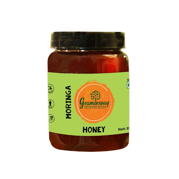 Moringa Honey | By Graminway | For USA | For USA | 12.35 Oz | 0.77 lbs