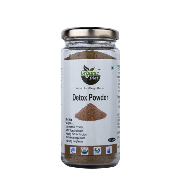 Detox Powder | By Organic Diet | For USA | 3.53 Oz | 0.22 lbs