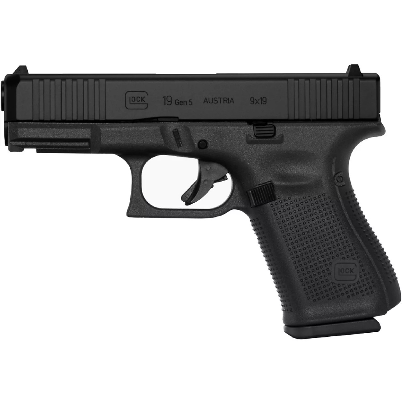 Glock 19 Gen5 9mm w/ 2x 15rd Mags 15+1 Glock performance