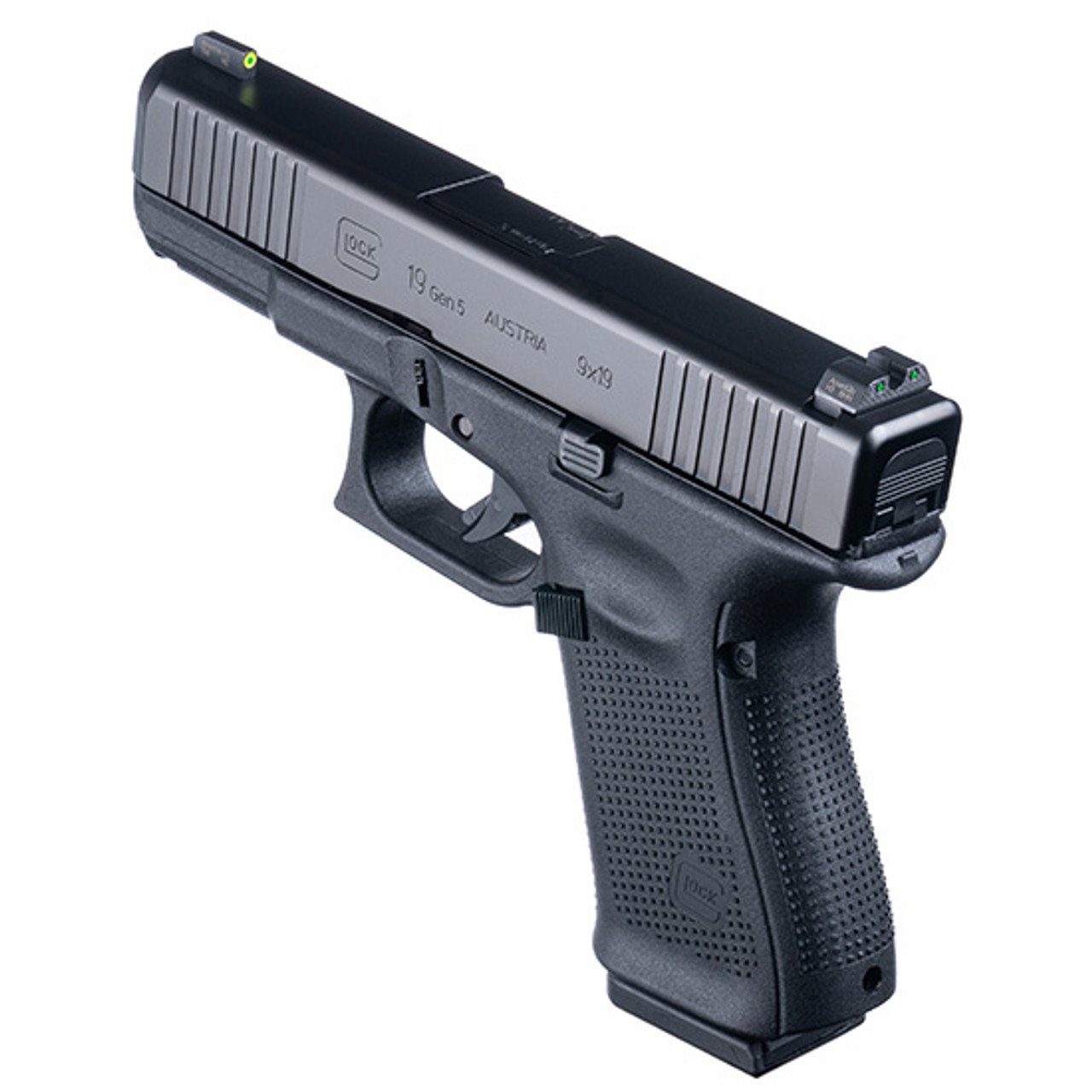 Glock 19 Gen5 9mm w/ 2x 15rd Mags 15+1 Glock performance