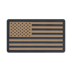 American Flag Patch PVC Rubber w/ Color options - USA Flag Patch, Thin Blue Line Patch, Thin Red Line Patch 2 inch x 3 inch w/ Velcro/Hook Backing