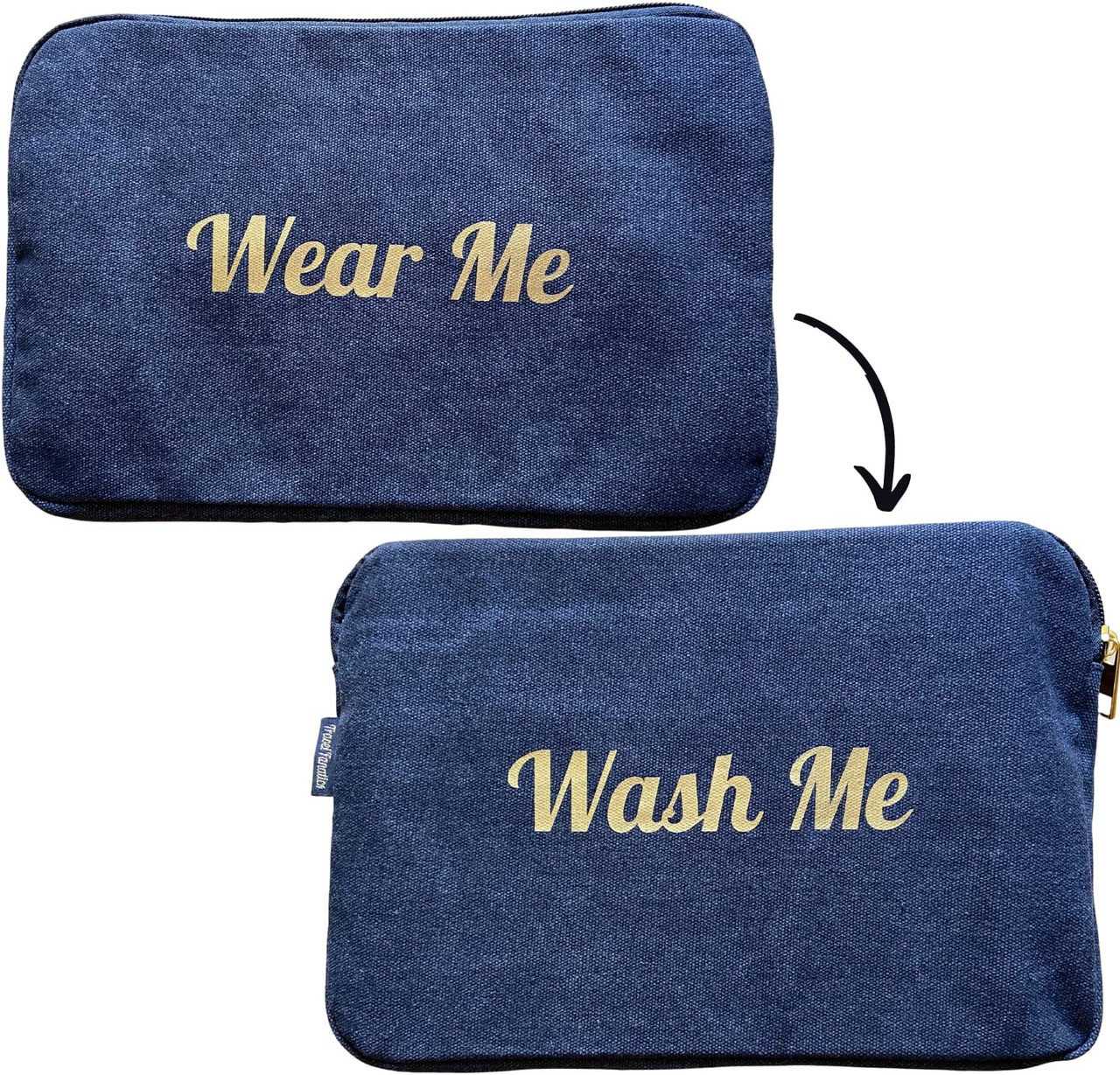  HOMEST 2 Pack XL Wash Me Travel Laundry Bag, Dirty
