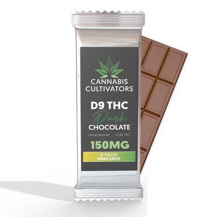 Delta 9 Chocolate - Dark Chocolate - 150Mg