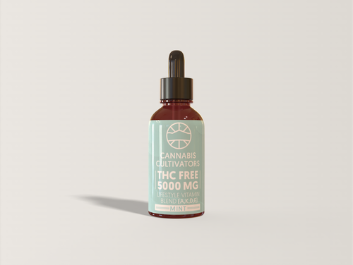 CBD Lifestyle Vitamin Blend Tincture - THC Free - 5,000Mg