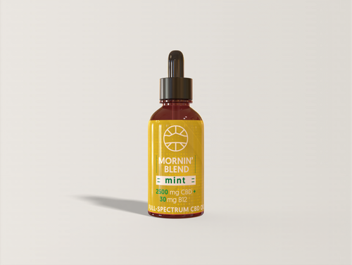 CBD Tincture Mornin Blend - 30Mg B12 Full Spectrum - 2500Mg