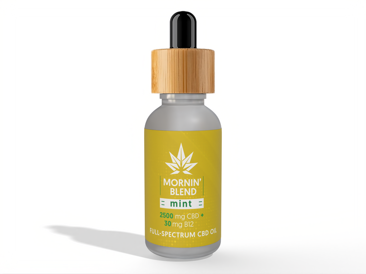 CBD Tincture Mornin Blend - 30Mg B12 Full Spectrum - 2500Mg