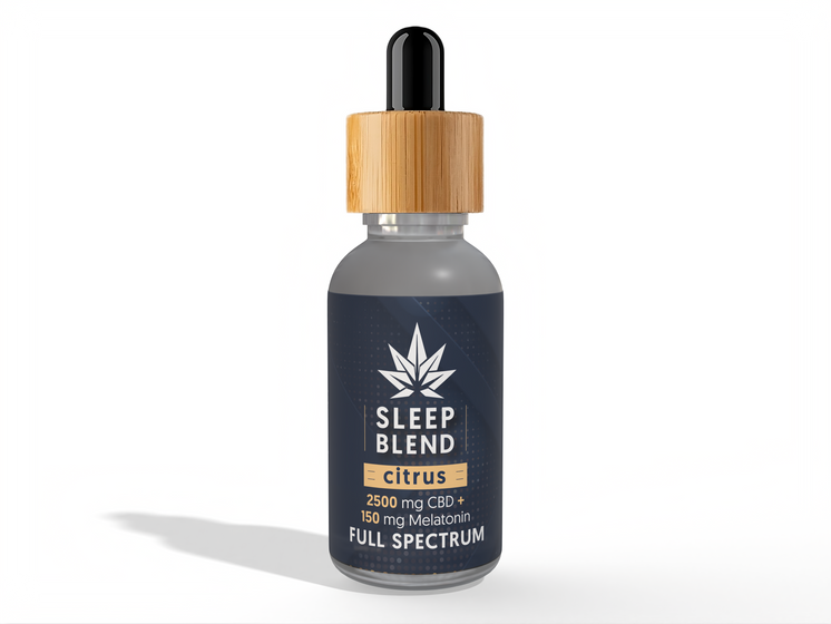 CBD Sleep Blend Tincture - 150Mg Melatonin - 2500Mg - Full Spectrum