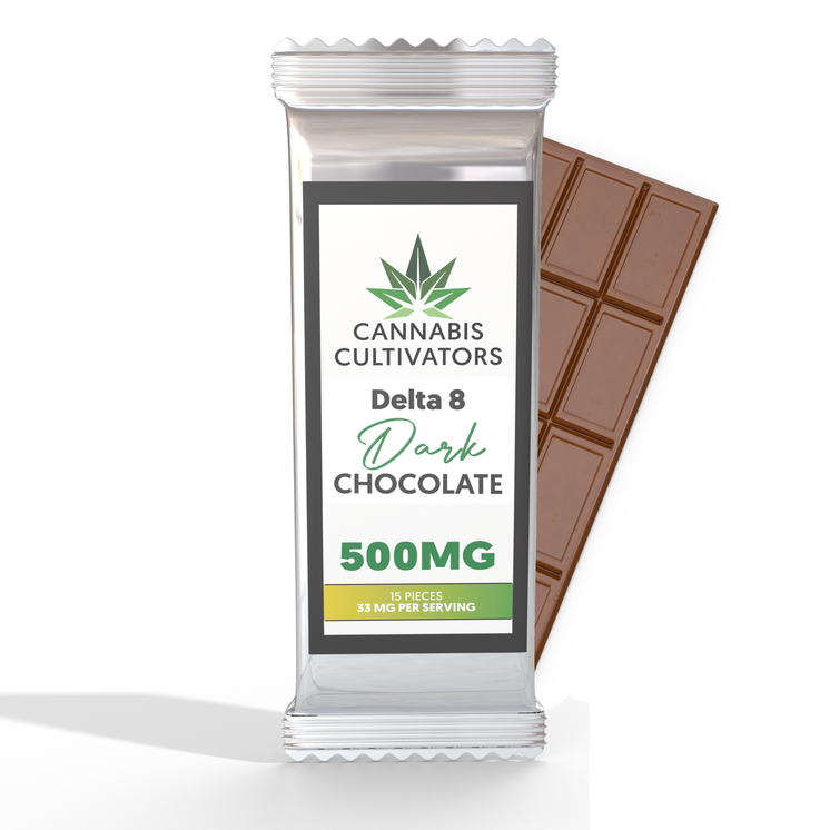 Delta 8 Chocolate - Dark Chocolate - 500Mg