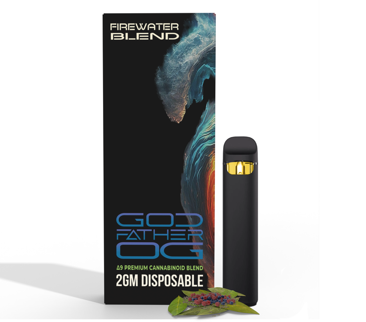 Delta 9 - Firewater Blend Vape - Godfather OG