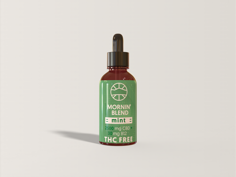 Mornin' Blend - CBD & B12 Oil Tincture - THC Free