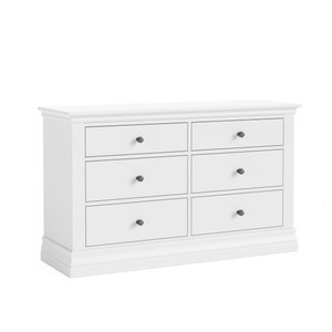 Banbury Painted White 6 Drawer Chest Banbury Painted White 6 Drawer Chest