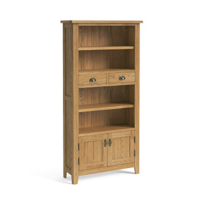Cambridge Oak Display Bookcase