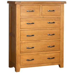 Charmed Oak 2 Over 4 Chest Of Drawers Charmed Oak 2 Over 4 Chest Of Drawers
