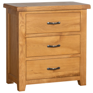 Charmed Oak 3 Drawer Chest Charmed Oak 3 Drawer Chest