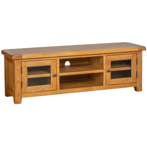 Charmed Oak Wide Screen Tv Unit Charmed Oak Wide Screen Tv Unit