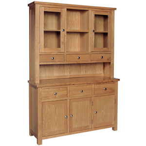 Dorchester Oak Large Sideboard & Dresser Top Dorchester Oak Large Sideboard & Dresser Top