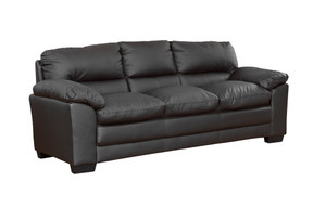 Milos Leather 3-Seater Sofa