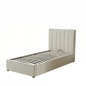 Tuscany Single Fabric Ottoman Bed Frame 98 cm x 205 cm x 105 cm