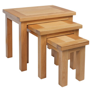 Dorchester Oak Nest Of Tables Dorchester Oak Nest Of Tables