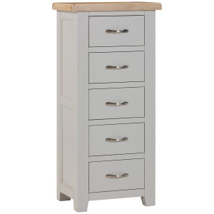 Wembley Painted 5 Drawer Tall Chest Wembley Painted 5 Drawer Tall Chest