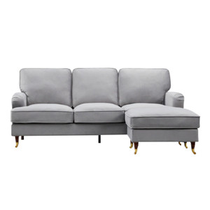 Corsica Velvet Reversible Corner Sofa