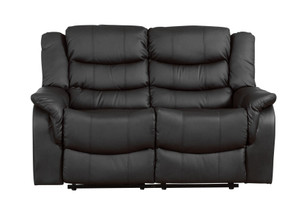 Faro Leather 2-seater Recliner Sofa