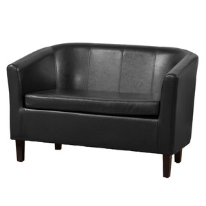 Tahiti Faux Leather 2-seater Tub Sofa