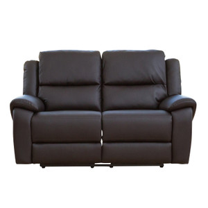 Coral Leather Electric 2-seater Recliner Sofa