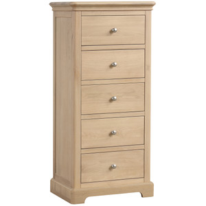 Tranquillity Oak 5 Drawer Tall Boy Tranquillity Oak 5 Drawer Tall Boy