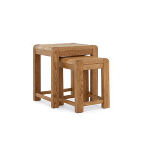 Wimbledon Oak Nest Of Tables Wimbledon Oak Nest Of Tables