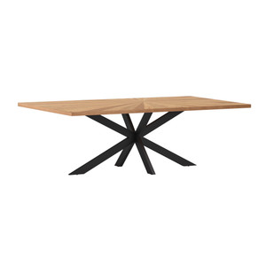 Sunburst Oak Rectangular Dining Table 240cm Sunburst Oak Rectangular Dining Table 240cm