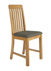 Bibury Oak Dining Chair Vertical Slats Bibury Oak Dining Chair Vertical Slats