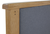 Cambridge Oak Double 4'6" Upholstered Bed