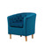 Studded Velvet Tub Chair