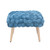 Velveteen Fabric Storage Ottoman