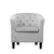 Vistula Studded Dark Velvet Tub Chair